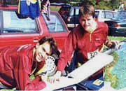 Wyatt Riley and Syd Reader at the US Long-O Championships, 1998